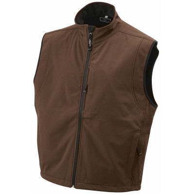 Soft shell Men's Softshell Vest colore brown taglia S