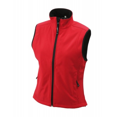 Soft shell Ladies' Softshell Vest colore red taglia L