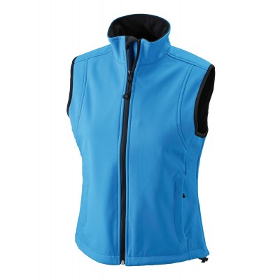 Soft shell Ladies' Softshell Vest colore aqua taglia S