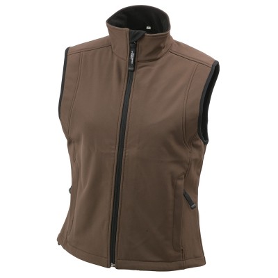 Soft shell Ladies' Softshell Vest colore brown taglia S