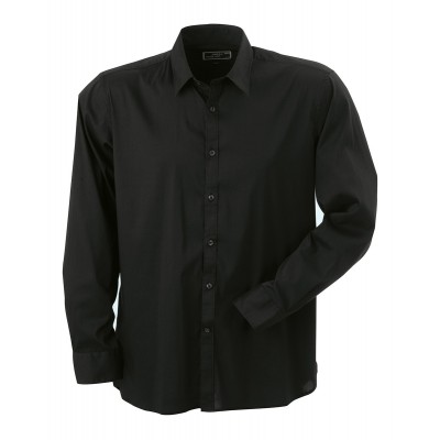Camicie Men's Shirt Slim Fit Long colore black taglia L