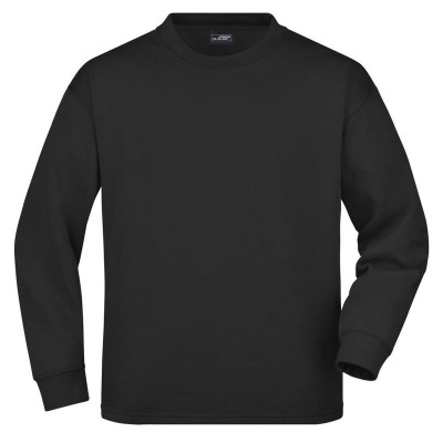 Felpe Round Sweat Open Hem colore black taglia S