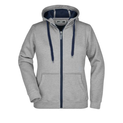 Felpe Ladies' Doubleface Jacket colore sports-grey/navy taglia S