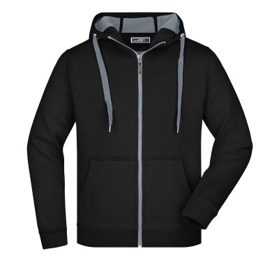 Felpe Men's Doubleface Jacket colore black/carbon taglia S