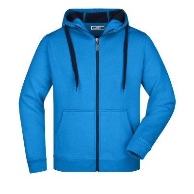 Felpe Men's Doubleface Jacket colore azur/navy taglia S