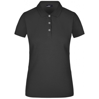 Polo Ladies' Elastic Piqué Polo colore black taglia XXL