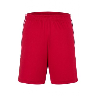 Pantaloni Basic Team Shorts colore red/white taglia S