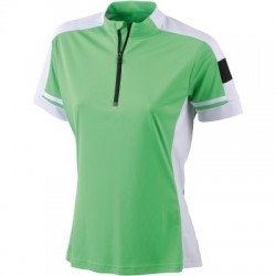 T-Shirt Ladies' Bike-T Half Zip 2