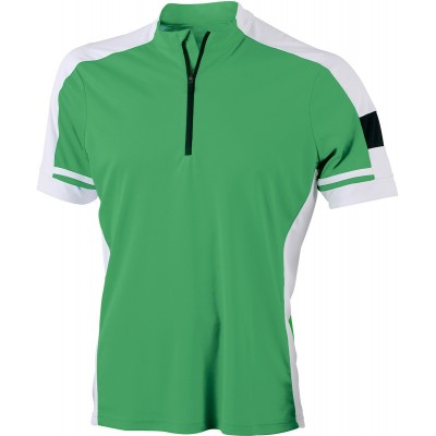 T-Shirt Men's Bike-T Half Zip colore green taglia S