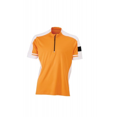 T-Shirt Men's Bike-T Half Zip colore orange taglia S