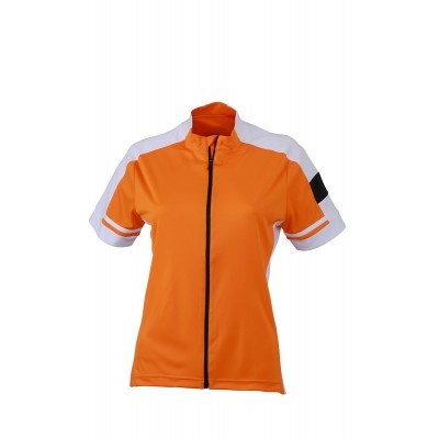 T-Shirt Ladies' Bike-T Full Zip colore orange taglia S