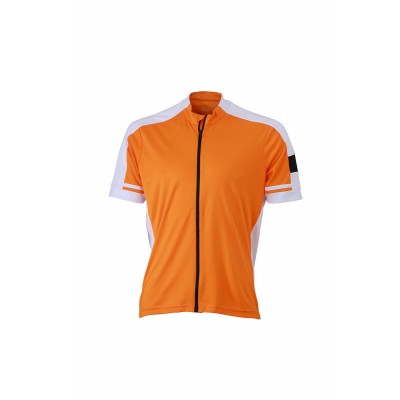 T-Shirt Men's Bike-T Full Zip colore orange taglia S