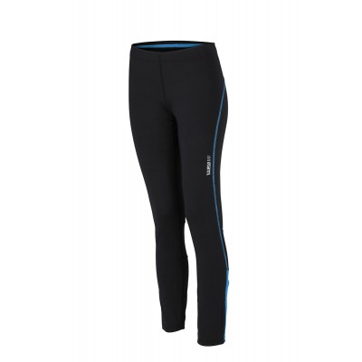 Pantaloni Ladies' Running Tights colore black/atlantic taglia XS