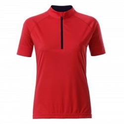 T-Shirt Ladies' Bike-T Half Zip 2