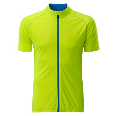 T-Shirt Men's Bike-T Full Zip colore bright-yellow/bright-blue taglia S