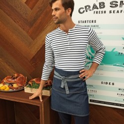 Ho.Re.Ca. Domain Contrast Denim Waist Apron