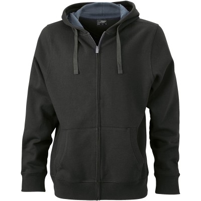 Felpe Men's Hooded Jacket colore black/carbon taglia S