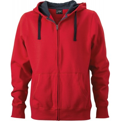 Felpe Men's Hooded Jacket colore red/carbon taglia S