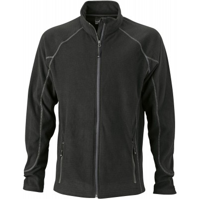 Pile Men's Structure Fleece Jacket colore black/carbon taglia 3XL