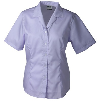 Camicie Ladies' Business Blouse Short-Sleeved colore lilac taglia XS