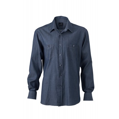 Camicie Men's Denim Shirt colore dark-denim taglia M