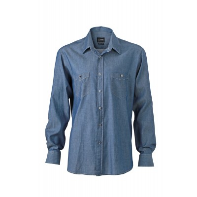 Camicie Men's Denim Shirt colore light-denim taglia S