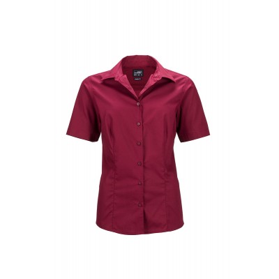 Camicie Ladies' Business Shirt Shortsleeve colore wine taglia XS