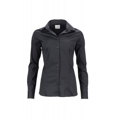 Camicie Ladies' Shirt Slim Fit colore black taglia XXL