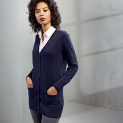 Maglieria Ladies Lon gLength Knitted Cardigan