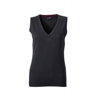 Maglieria Ladies' V-Neck Pullunder colore black taglia XS