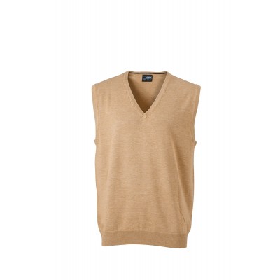 Maglieria Men's V-Neck Pullunder colore camel taglia S