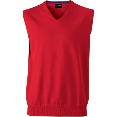 Maglieria Men's V-Neck Pullunder colore red taglia S