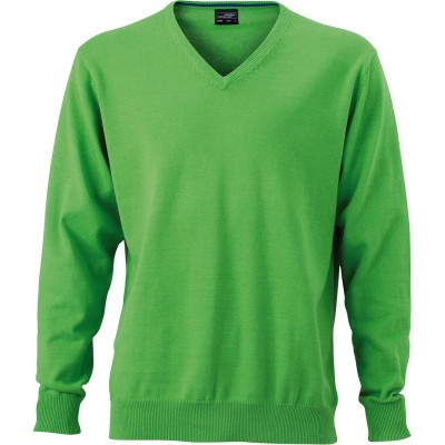 Maglieria Men's V-Neck Pullover colore green taglia S