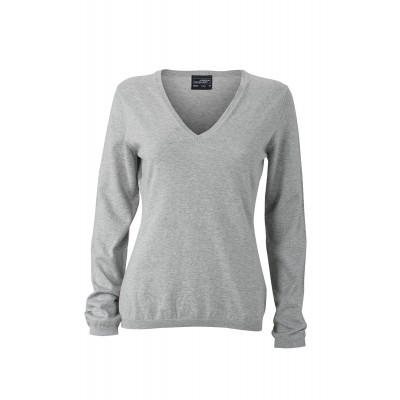 Maglieria Ladies' Pullover colore light-grey melange taglia L