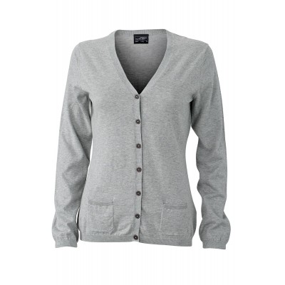 Maglieria Ladies' Cardigan colore light-grey melange taglia XS