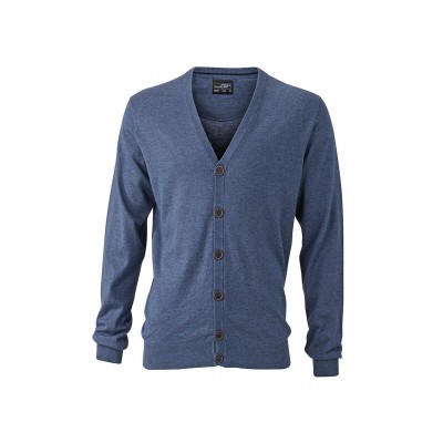 Maglieria Men's Cardigan colore denim-melange taglia S