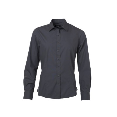 Camicie Ladies' Shirt Longsleeve Poplin colore carbon taglia XS