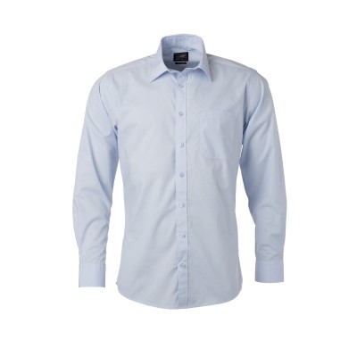 Camicie Men's Shirt Longsleeve Poplin colore light-blue taglia S