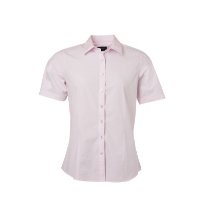Camicie Ladies' Shirt Shortsleeve Poplin colore light-pink taglia XS