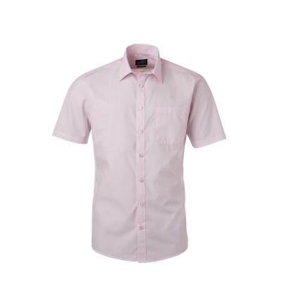 Camicie Men's Shirt Shortsleeve Poplin colore light-pink taglia S