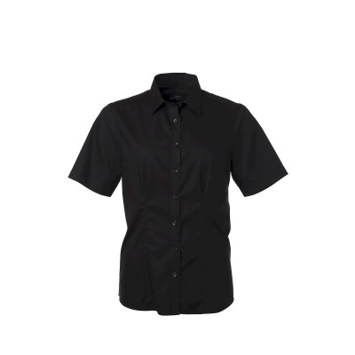 Camicie Ladies' Shirt Shortsleeve Micro-Twill colore black taglia XS