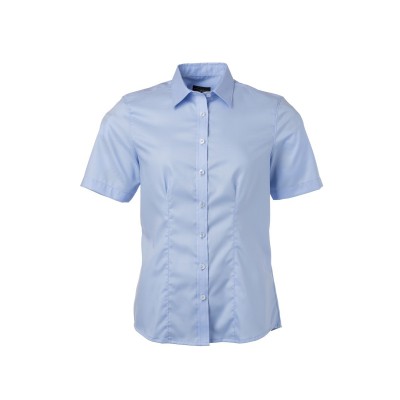 Camicie Ladies' Shirt Shortsleeve Micro-Twill colore light-blue taglia XS
