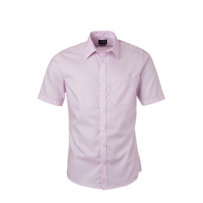 Camicie Men's 'Shirt Shortsleeve Micro-Twill colore light-pink taglia S