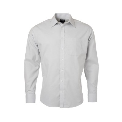 Camicie Men's Shirt Longsleeve Oxford colore silver taglia S