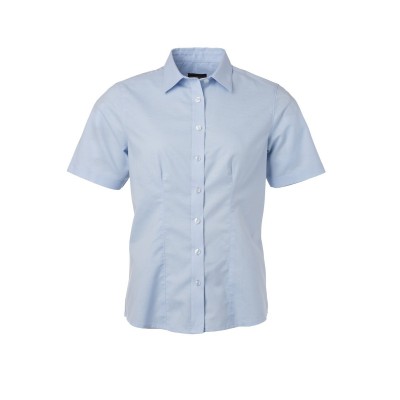Camicie Ladies' Shirt Shortsleeve Oxford colore light-blue taglia XS