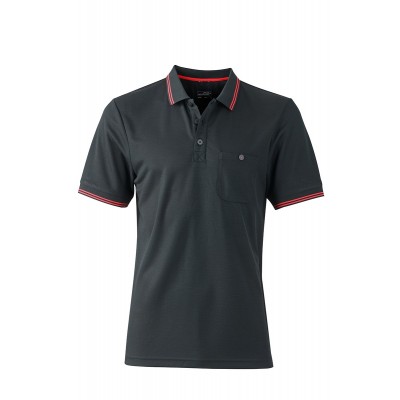 Polo Men's Polo colore black/red taglia S