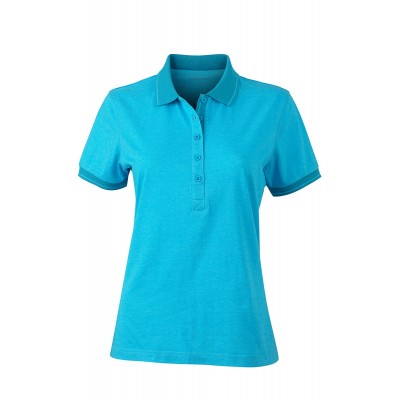 Polo Ladies' Heather Polo colore turquoise-melange/turquoise taglia S