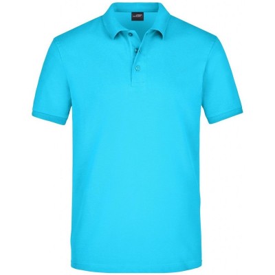 Polo Men's Elastic Polo Piqué colore turquoise taglia S