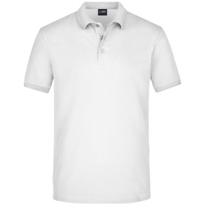Polo Men's Elastic Polo Piqué colore white taglia S