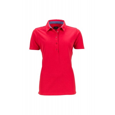 Polo Ladies' Polo colore red/blue-white taglia L